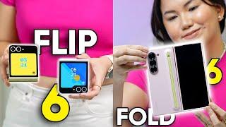 Samsung Galaxy Z Flip6 and Fold6 Impressions: WHAT'S NEW?