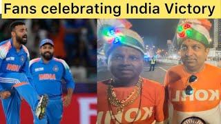 Fans are Crezy after india beat New Zealand/ Champions Trophy Live from dubai