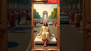 A Living Portrait: Jesus Rests Amid the Noise ️