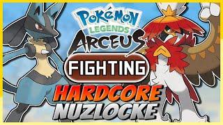 Pokémon Legends Arceus - FIGHTING type only - Hardcore Nuzlocke