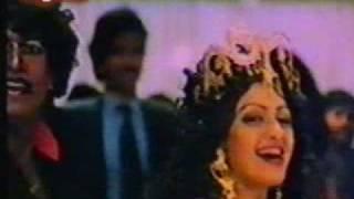 MR INDIA.  premiere party  1987 Sridevi Anil kapoor