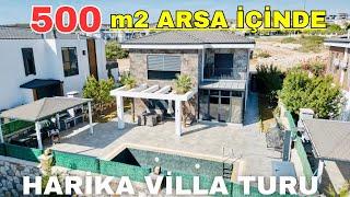 Didim Merkezde Muhteşem Villa Full Eşyalı 500 m2 Arsa İçinde E-876