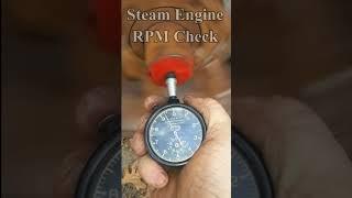 #shorts Steam Engine RPM Check With WW2 Era Tachometer