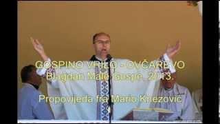 Gospino vrilo Ovčarevo propovijed fra Mario Knezović