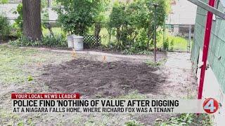Nothing found at home of Richard Fox after hours spent digging