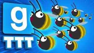 WE SPAWN LIGHTNING FAST BEES 3 TIMES IN A ROW | Gmod TTT