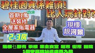 碧桂園真係難頂！比人玩針對？競爭對手開大招【楓景麗園】現樓 靚河景｜首期1萬送裝修｜全屋家俬電器｜2-3房落樓乜都有  ｜茶樓 業主食堂  超市 街市 醫院 ｜1個字高鐵站直達西九龍#惠州 #深圳