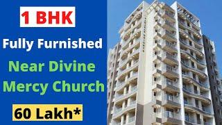 1 BHK Fully Furnished Flat for Sale @ 60 Lakh* Near .Devine.Mercy Church , Ramdev park, Mira Road