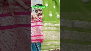  Meesho Saree Haul 320 Rs  Georgette/Bnarsi Silk Chickenkari / Jimmy Choo / Meesho Partywear Saree