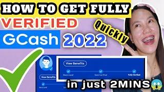 How to VERIFY GCASH Fully| Step by Step Tutorial| 2mins lang Verified na ako