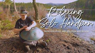 Relaxing Solo Handpan With Birdsong In The Scottish Mountains