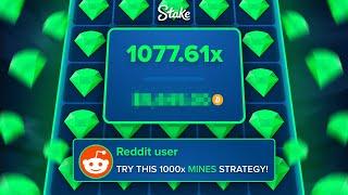 THIS "1000X MINE STRATEGY" FROM REDDIT IS INSANE! (STAKE)