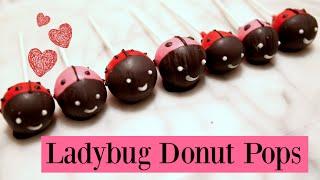 Ladybug Donut Pops (Valentine's Day Treats)