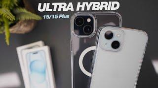 iPhone 15 Plus Spigen Ultra Hybrid Clear Case Review with MagSafe & New Frost Case!