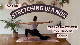 Stretching na sztywne nogi | 20 min | Trening na rozruch bioder i nóg