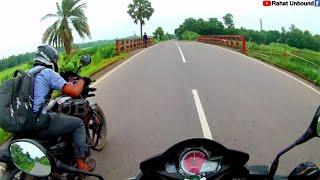 Street Race Overtaking by Rahat Unbound | Bike Race Safe Overtaking | #shorts