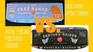 Do Aldi free range eggs beat Vital Farms pasture raised eggs?