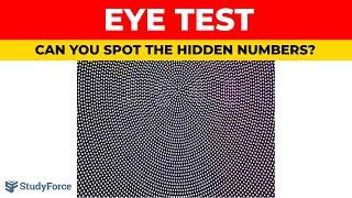 Eye Test - Can You Find the Hidden Numbers in this Image?