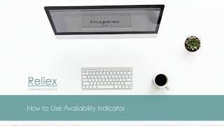 How to use availability indicator