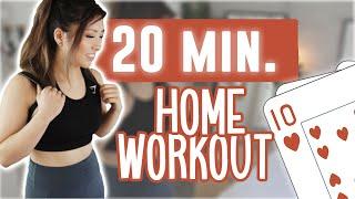 TRYING JEFF NIPPARD'S CARD WORKOUT | 20 min. home workout