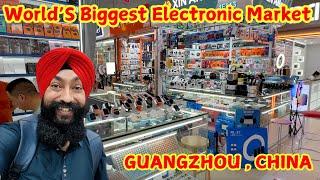 Worlds Biggest Electronic Market in Guangzhou china .