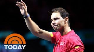 Rafael Nadal plays final match of his legendary tennis career