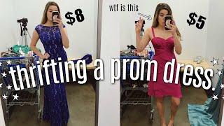 THRIFTING MY PROM DRESS