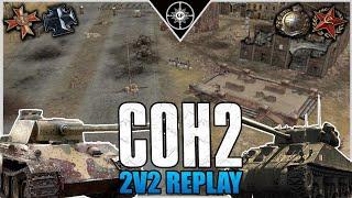 Panzers vs Allied Support Vehicles | 2V2 Highway to Baku | CoH2 Cast #187