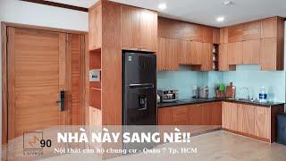 NỘI THẤT CĂN HỘ CHUNG CƯ SANG LẠ Tại Tp. HCM | Nội Thất Gỗ Ghép Phủ Veneer | M90 Interior