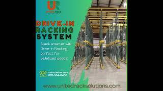 Drive-In Racking System for Maximized Warehouse Storage | United Rack Solutions #DriveInRacking