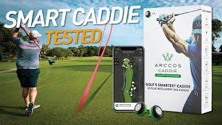 I HAD A CADDIE & A GALLERY! Arccos Smart Caddie Review