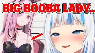 Gura Introduces Calli as the Large Booba Lady 【Hololive EN】