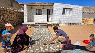 Creating a Beautiful Walkway in Our Backyard