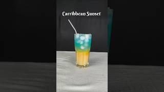 Carribbean Sunset  #mocktail #mixologist #shorts