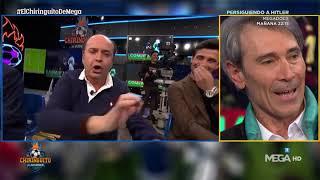 Juanma Rodríguez se pone a TOCAR el VIOLÍN mientras ESCUCHA a LOBO hablar de MESSI