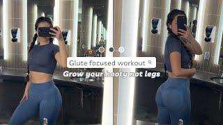 Glute focused workout | grow your booty without growing your legs | full detailed workout session