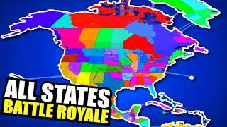 I Simulated All State Battle Royale in This Continent... (World War Simulator)