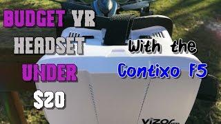 Vizor Pro VR Headset - Budget Virtual Reality Goggles for Drones Under $20