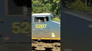 CSX Q214-25 AutoRack/Rock Train from Sullivan, Ohio 9/26/2020 #csx #train #railroad #shorts #railfan