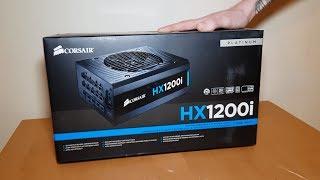 Unboxing The Corsair HX1200i PSU!