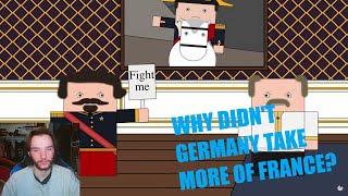 Historian Reacts - Why didn't Germany annex more of France in 1871? (Animated History Documentary)