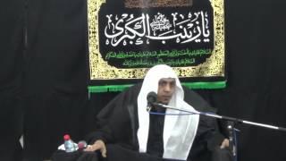 الخطيب الحسيني ناصر الطريفي مأتم العليوات استشهاد الامام الكاظم ع 1435ه