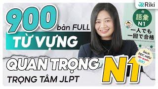 Tổng hợp 100 TỪ VỰNG N1 chọn lọc sát nhất với đề JLPT 12/2023 | Bản đầy đủ nhất