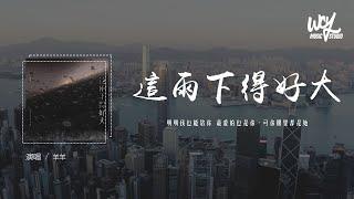 羊羊 - 这雨下得好大「明明我也能陪你 最爱的也是你，可你眼里都是她」(4k Video)【動態歌詞/pīn yīn gē cí】#羊羊 #这雨下得好大 #動態歌詞