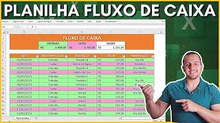 Planilha de Fluxo de Caixa no Excel | Entradas e Saídas | Como fazer? (Download Grátis)