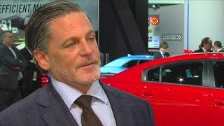 Dan Gilbert talks Detroit at the auto show with WXYZ anchor Stephen Clark