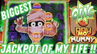 OMG BIGGEST JACKPOT OF MY LIFE ON MO' MUMMY