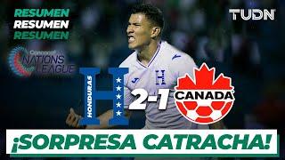 Resumen y goles | Honduras 2-0 Canadá | Nations League 2022 | TUDN