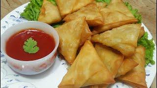 Chicken Vegetable Samosa Recipe By Kitchen Cafe (Make & Freeze) For Ramadan Special