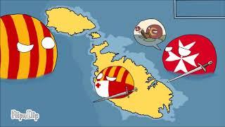 Historia Malta(Isla) Countryballs 